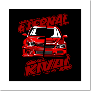 Evo VIII vs Sti Posters and Art